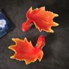 Goldfish farfurie ceramică set 2 piese fructe uscate gustare farfurie fructe bol salată farfurii cină farfurie cheie tavă depozitare ornamente