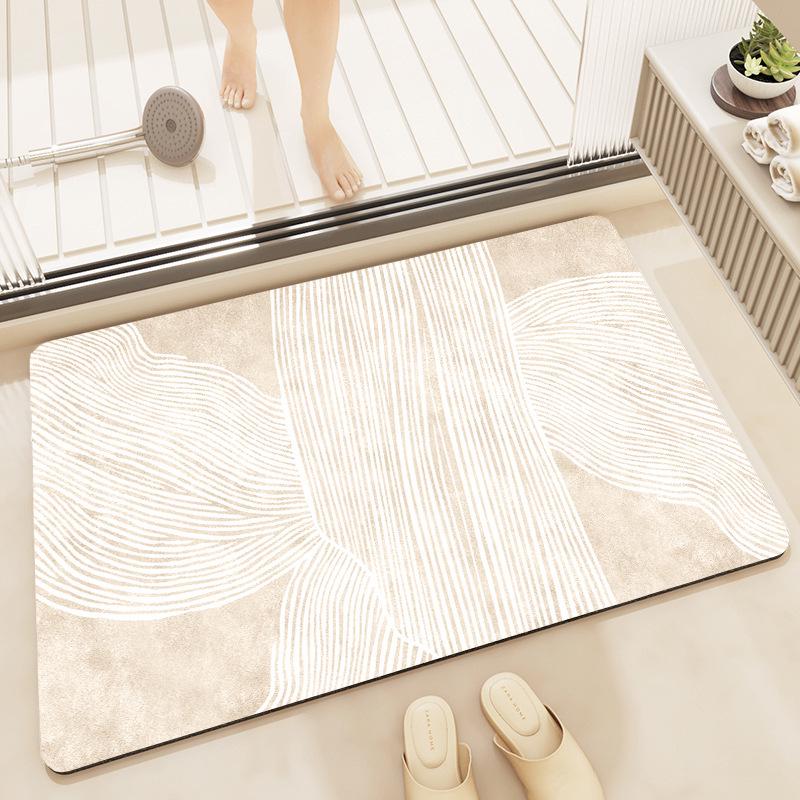 Japanese Diatom Mud Absorbent Non-Slip Quick-Dry Washable Floor Mat for Kitchen & Bathroom