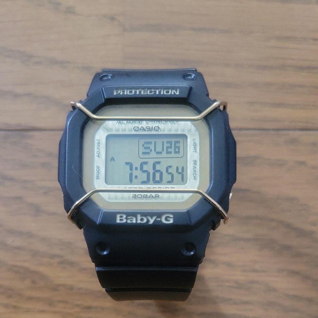 Used CASIO Baby-G BGD-500LC Lovers Collection Watch Black/Gold