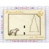 Azawakh, Tuareg Sloughi – Photo frame, engraved wooden frame | Art-Dog
