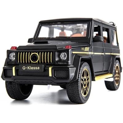 1/24 Modello di Auto Benz G63 AMG, Auto Giocattolo a Retrazione in Lega di Zinco con Suono e Luce per Bambini Ragazzo Ragazza Regalo