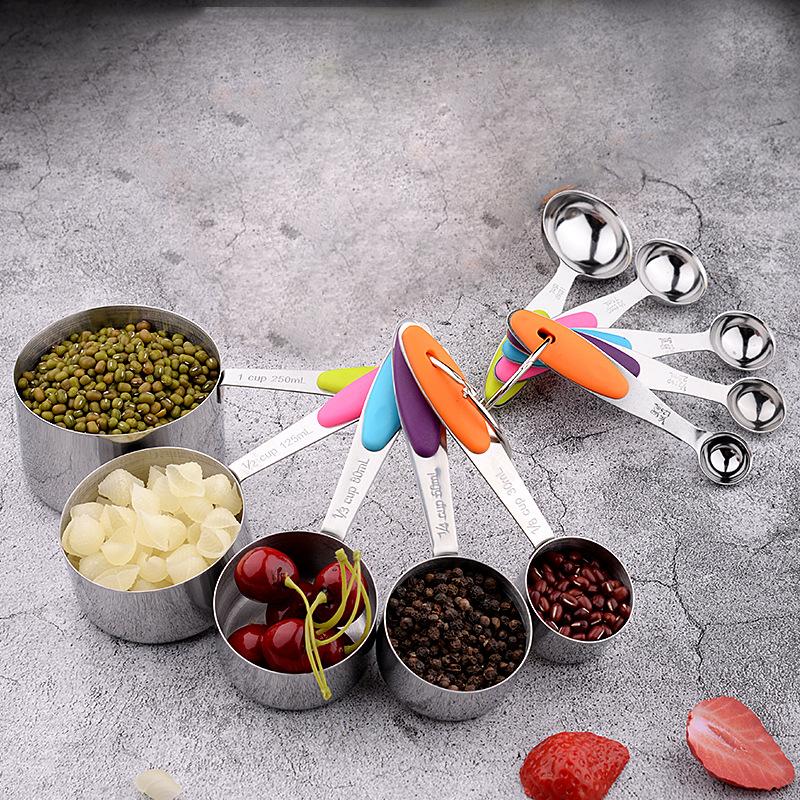 Measuring Cup Stainless Steel Baking Measuring Spoon Household Measuring Spoon Scale Household Baking Measuring Cup