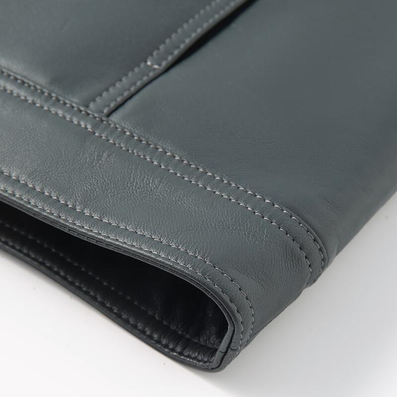 FAPAI Men's Sheepskin Lapel Leather Jacket