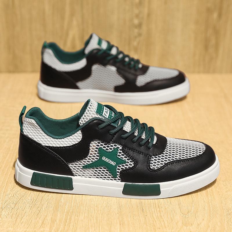 YRZL Mens Sneakers Outdoor Mesh Breathable Soft  Non Slip Walking Shoes Men Comfortable Casual Sport Shoes for Men