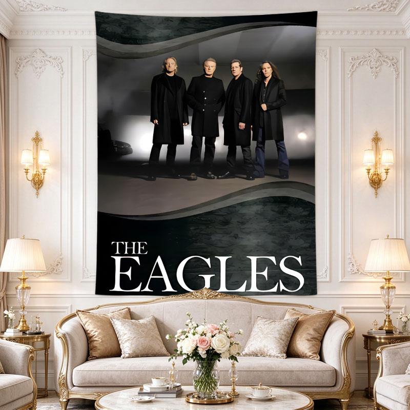 Die Eagles Band Schwarze Mäntel Düstere Gruppe Poster Kunst