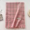 Clearance Retro Plaid Scarf Autumn and Winter Warm Shawl High-end Atmosphere Scarf Korean Women Outside with New Models