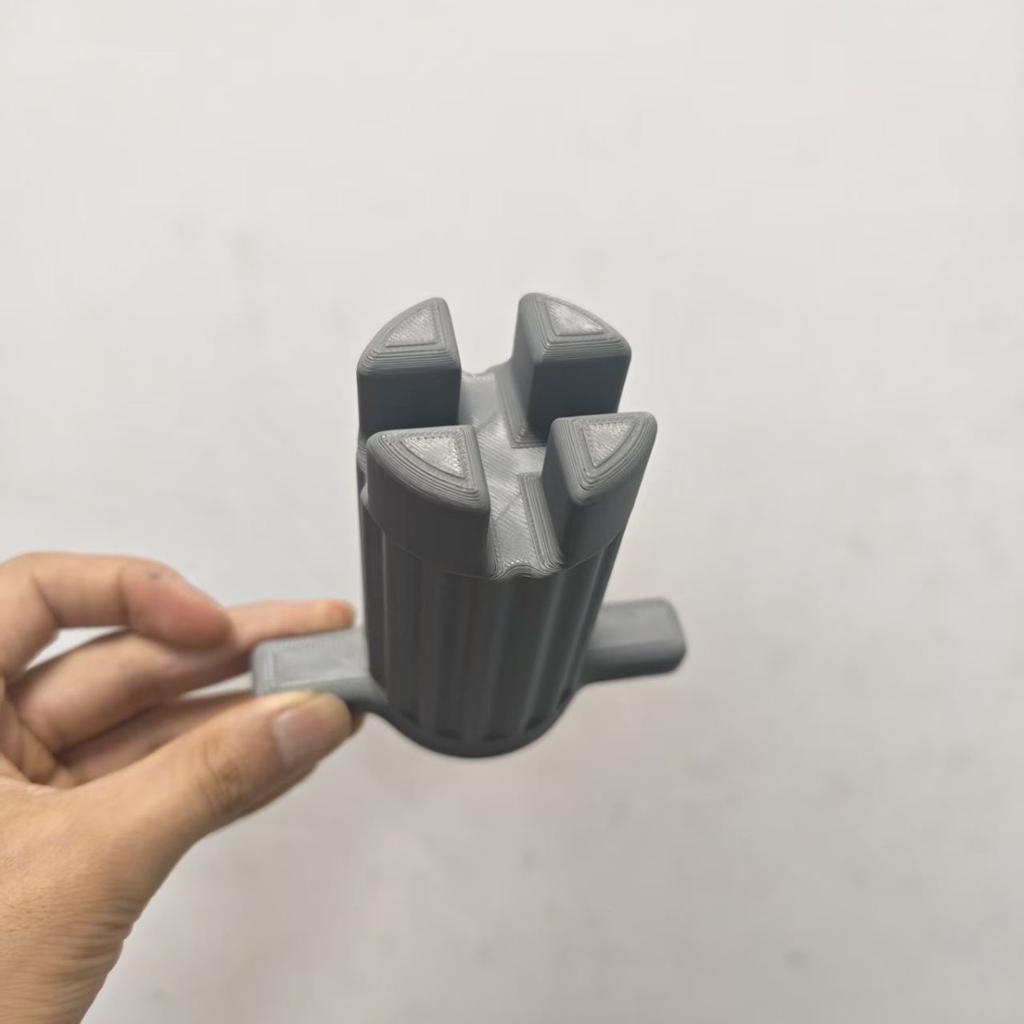 96mm 4-Prong Washing Machine Filter Cap Wrench T-Handle Ribbed Grip Spanner Deep Recess Drain Pump Filter Laundry Repair Tool