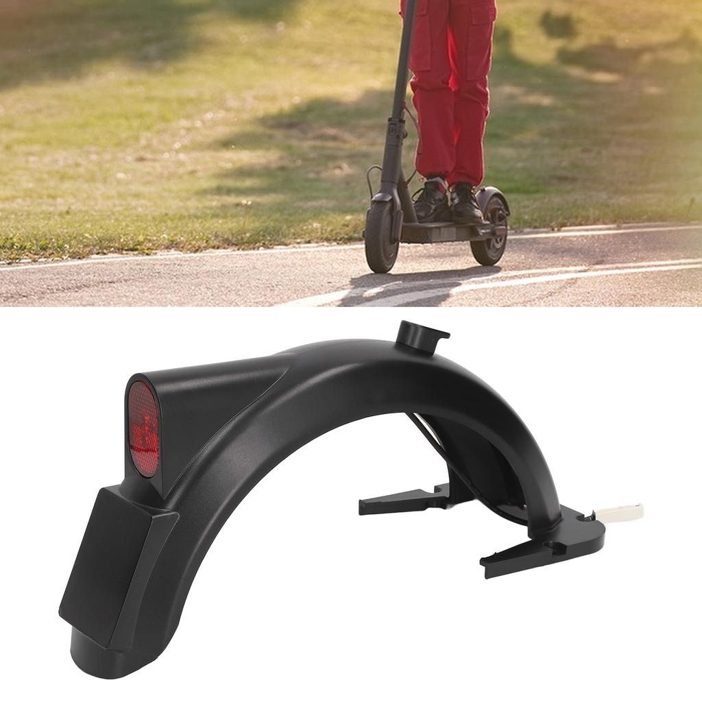 Electric Scooter Rear Fender Universal ABS with Tail Light Scooter Mudguard Replacement for MAX G30 Series