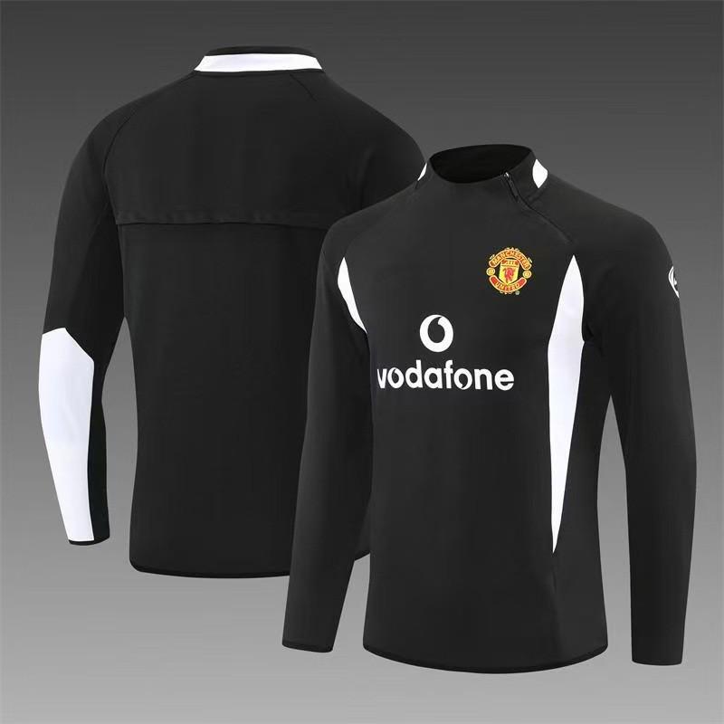 Retro Football Training Jersey Long Short Sleeve Team Sports Shirt Men Women