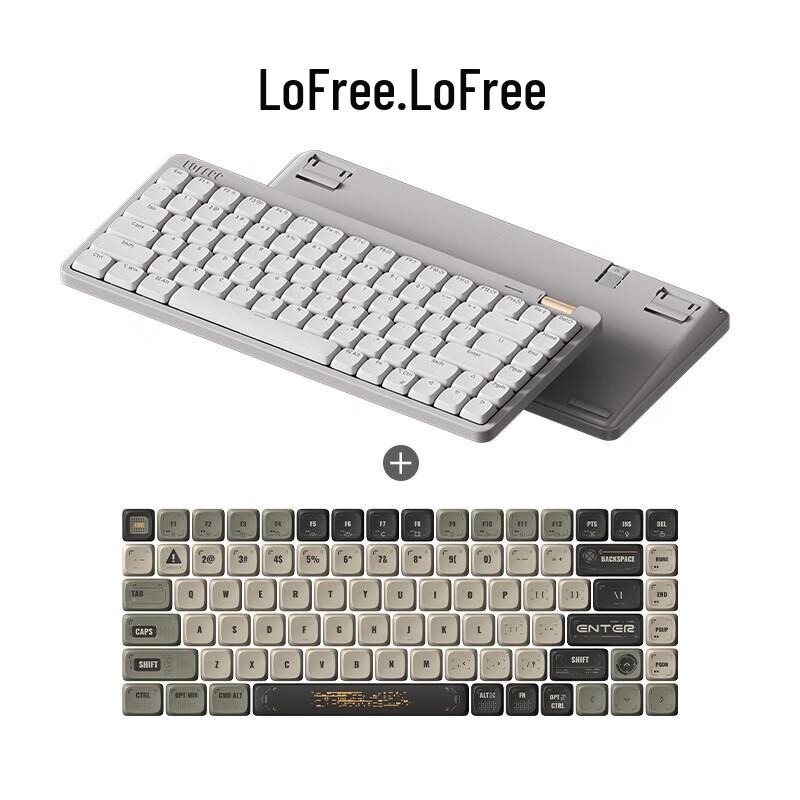 LOFREE Flow Lite 84-Key Low-Profile Tri-Mode Mechanical Keyboard