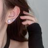 A Pair 6/8Mm Magnetic No-Pierce Stainless Steel Stud Earrings For Men Punk Zircon Magnet Earrings Non Piercing Jewelry