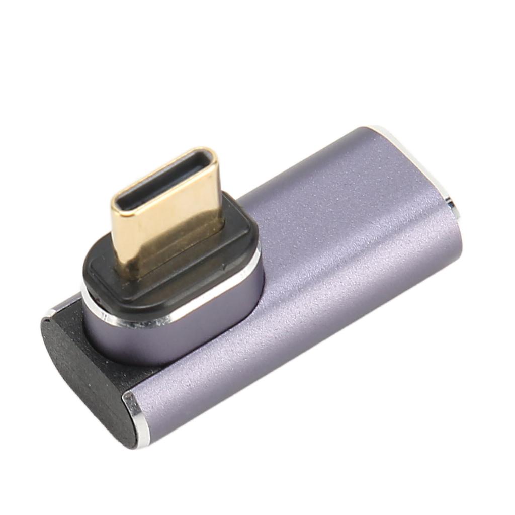 USB C 3.1 Magnetic Right Angle Adapter PD 140W Fast Charging 40Gbps 8K 90 Degree Type C Magnetic