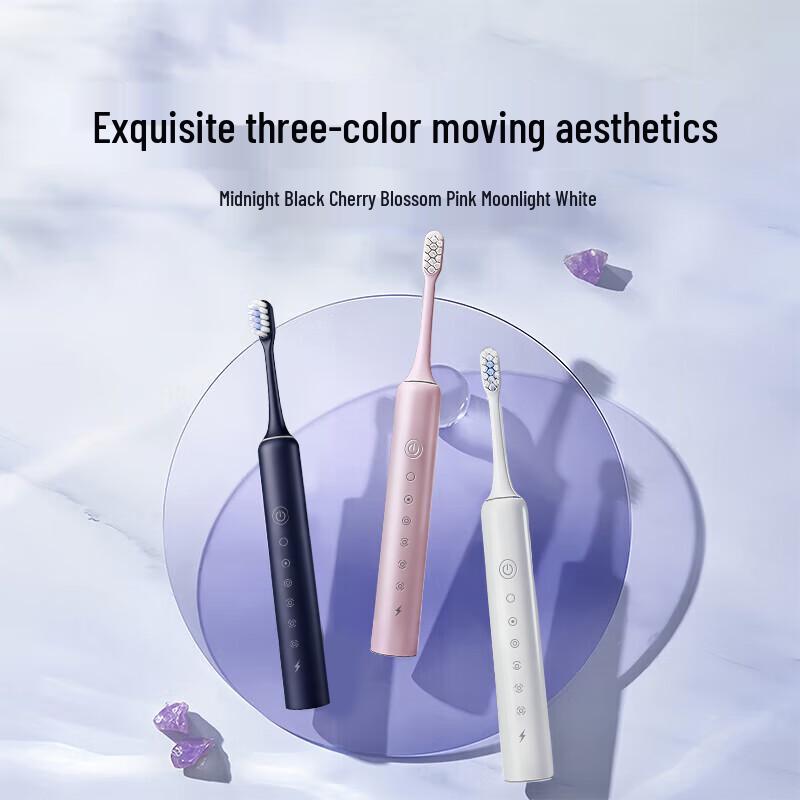 Emoi Sonic Electric Toothbrush with 4 Brush Heads