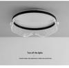 2025 Ultra-Minimalist Italian Ring Ceiling Light: Modern Full Spectrum for Living Room or Bedroom