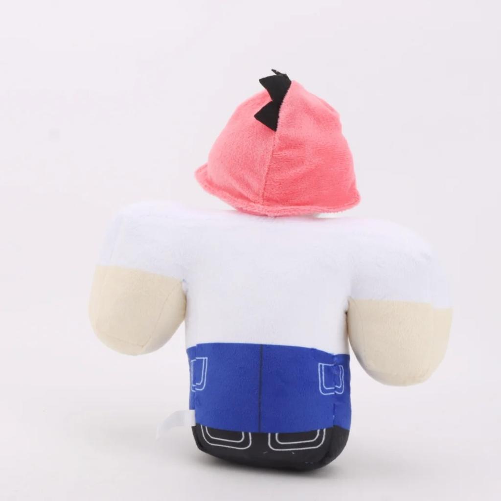 Kawai Rubare Un Cervello Sammy Jandel Peluche Anime Gioco Peluche Carino Uomo Quadrato con Cappuccio Regalo di Compleanno Natale per Bambini e Fan