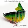 10cm 3D Fishing Lures Swimbait Wobbler Hard Multi-Sections Fishing Lures Saltwater Trolling Lures Fishing Baits Wobbler