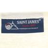 SAINT JAMES Made In France Border Pattern Long Sleeve Boat Neck Basque Shirt Women Used