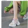 9861 Dad Shoes Women's Autumn New Color Matching Mesh Breathable Versatile Dad Shoes Student Sneakers