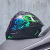 DOT ECE Certified Full Face Motorcycle Helmet Men Women Flip-Up Design ABS Shell All Season Use