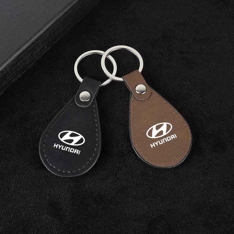 Mode Bil Logo Styling Nyckelring Nyckelkedja Nyckelring Hänge För Hyundai IX35 Veloster KIA Sportage Interiör Bilaccessoarer