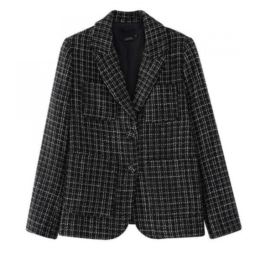 Rellawear Check Pattern Tweed Jacket 2410raw18