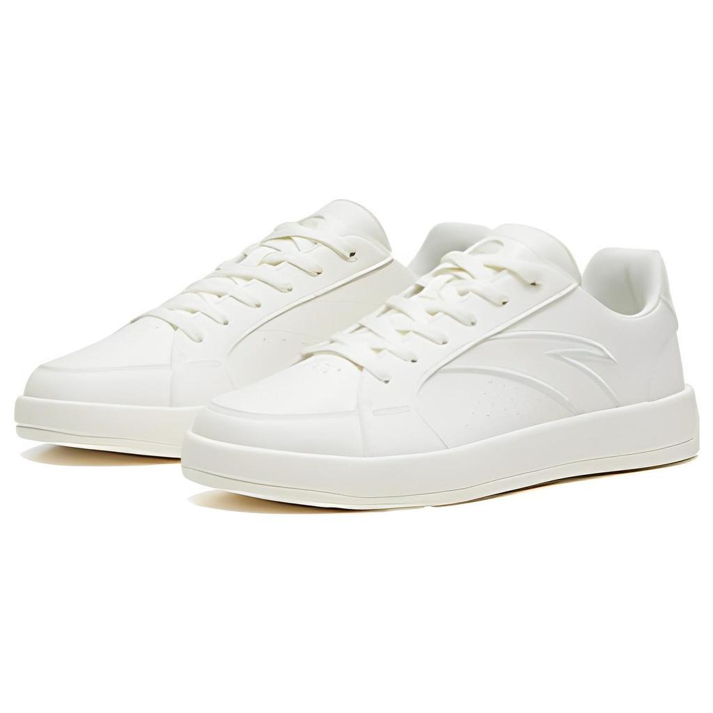 Anta Slip Resistant Cushioning Low Top Skateboard Shoes Women's White 122328012-3