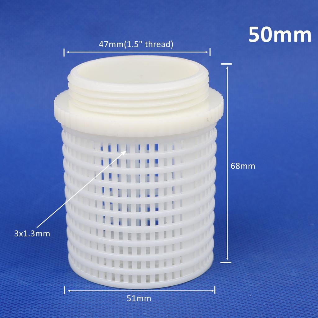 20~75mm ABS Plastic Filter Garden Irrigation Water Pipe Aquarium Water Tank Filter Water Pump Filter Fittings