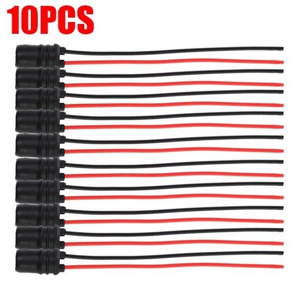 

10 шт. T10 W5W автомобильный клиновой цоколь для лампочки, разъем, держатель, удлинитель, светодиодная лампа, держатель цоколя лампы, цоколь, клиновой цоколь, вилка лампы 10pcs