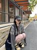 Women's Autumn/Winter Fair Isle Jacquard Knit Cardigan - Round Neck, Single-Breasted, Loose Fit Sweater Coat