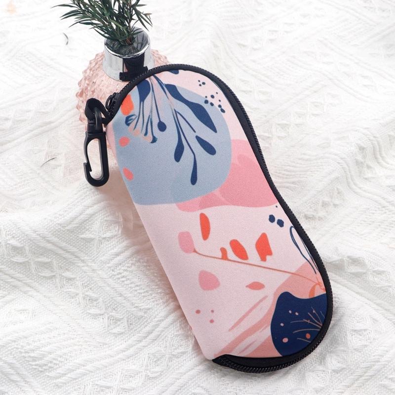 Modern Printed Eyeglasses Pouches Premium Zippers Protecting Light Weight Organizers For Sunglasses Cosmetics Key