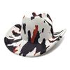 Leopard Print Cowboy Hat - Western Style UPF50+ Sun Hat with Cow Print, Vintage Riding Cap for Festival Hiking Fashion
