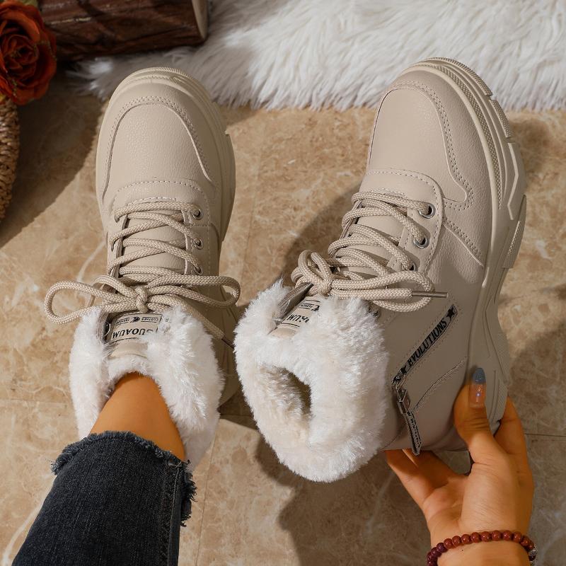 

Зимние женские сноубутсы Теплые Легкие Повседневные Высокие ботинки на платформе Ботильоны Большого размера Новые Уличные Де Мухер 44