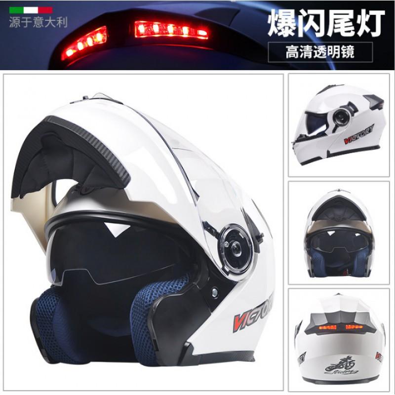AD Electric Motorcycle Helmet Men Women All Season General Locomotive Full With Uncovering Riding