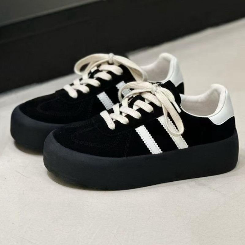 Mode Neues Design Mode Freizeitschuhe Outdoor Schnür-Sneaker für Damen Weiblich Bequem Vielseitig Sportschuhe Vulkanisierte Schuhe