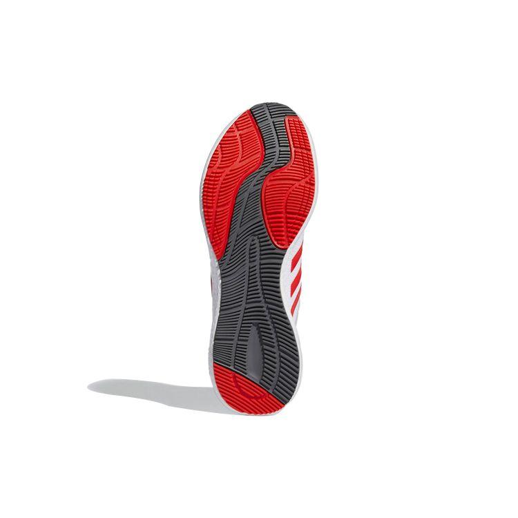 Adidas Edge Lux 4 Comfortable Simple Fabric Durable Shock Absorption Lightweight Low Top Casual Running Shoes Women Sneaker White Red FX9952