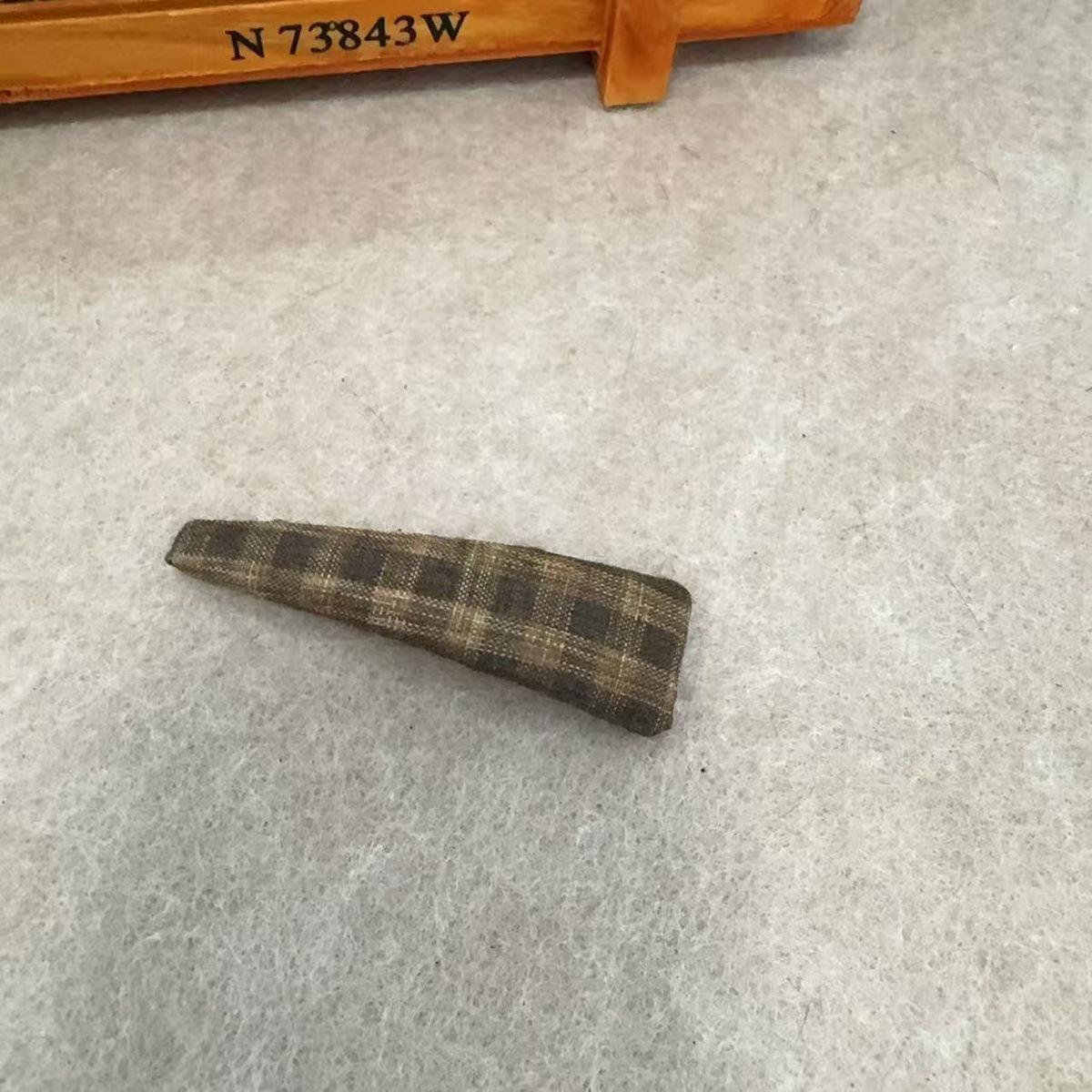 Retro Coffee Plaid Geometric Hair Clip for Autumn/Winter