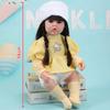 56Cm Reborn Simulation Barbie Gift Doll Baby Soft Gel Girl Toy Set Children's Doll