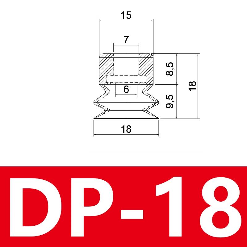 10 Stück/Los Saugfuß für Saugroboter Doppellagig DP-6 DP-8 DP-10 DP-12 DP-15 DP-18 DP-20 DP-25 DP-30 DP-35 DP-40