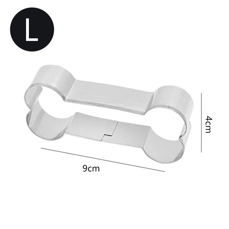 Stainless Steel Cat & Dog Bone Cookie Cutter Mold for Homemade Pet Treats