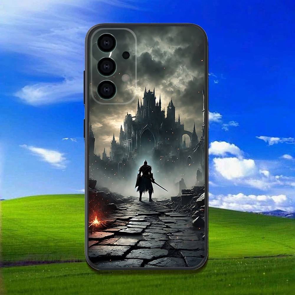 Phone Case For Samsung Galaxy A13,A21s,A22,A31,A32,A52,A53,A71,A80,D-Dark S-Souls Game Soft Black Shell