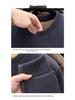 Men's Fashion Long-Sleeve Velvet Warm Hoodie - Autumn/Winter Round Neck Knit Casual Top