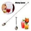 Cool Adjustable Artifact Pocket Long Metal Spoon Telescopic Bar Spoon Adjustable Stainless Steel Spoon