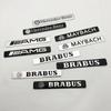 Aluminum Car Badge Rear Letter Emblem Trunk Accessories For Mercedes Benz AMG Brabus Maybach C E S GLE CLC Class W204 W203 W205 QY1