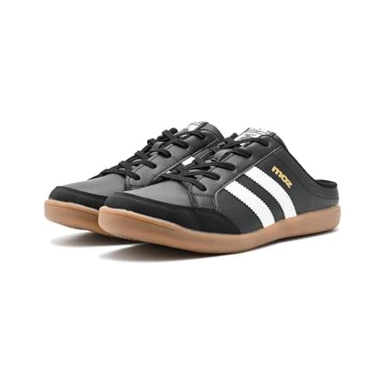 

[Mozu] Slide Sneakers Men s Sabot Sandals Wide 3E Easy to Wear Retro Classic Lightweight Memory Foam Insole Shoes 5815