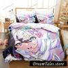 3D Print Needy Streamer Overload Anime Bedding Set Boys Girls Twin Queen King Size Duvet Cover Pillowcase Bed Boys Adult741
