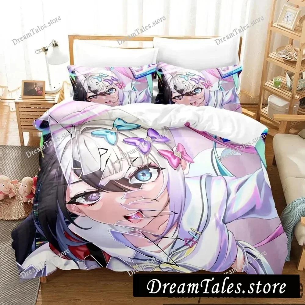 3D Print Needy Streamer Overload Anime Bedding Set Boys Girls Twin Queen King Size Duvet Cover Pillowcase Bed Boys Adult741