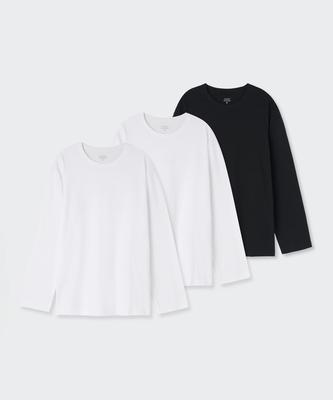 Basic Long Sleeve T-Shirt 3-Pack