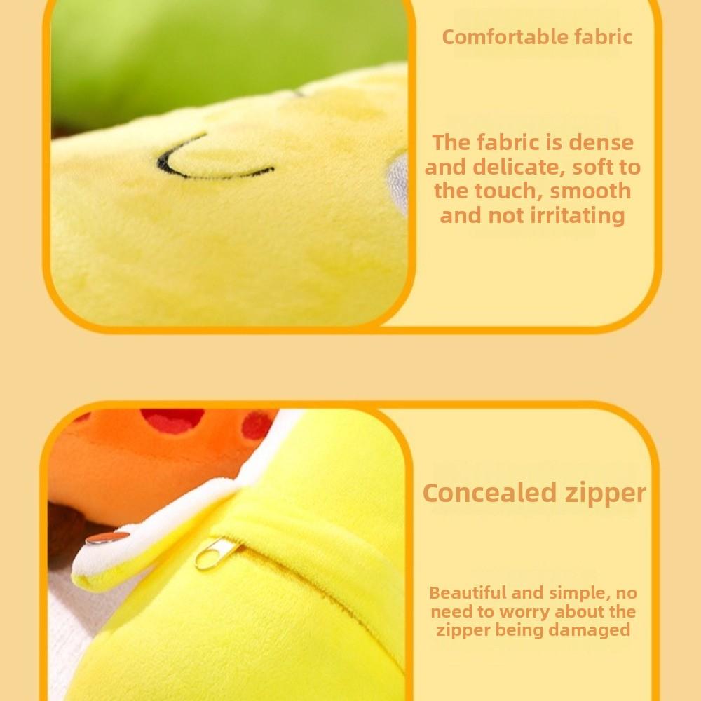 Interactive Musical Toy Sensing Beat Plush Toys Fruit Musical Dooll Pear Fruit Sensing Beat Piano Plush Toy Orange