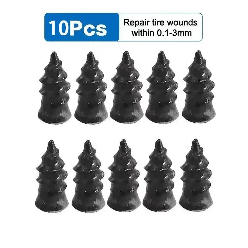 QuickFix RapidSeal Tire Repair Kit: 60pcs Durable Rubber Screw Plugs - Easy DIY Puncture Seal For All Vehicles Accessories