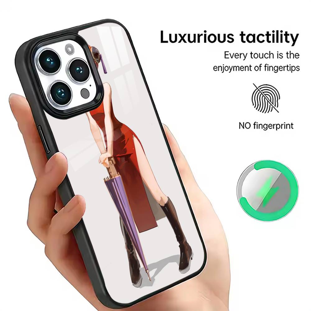 Gintama Kagura Phone Case For iPhone17,16,15,14,13,12,11 Plus,Pro Magnetic For Magsafe Wireless Charging iPhone14